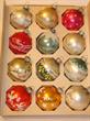 Vintage hand painted Shiny Brites